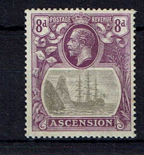 Image of Ascension SG 17c VLMM British Commonwealth Stamp